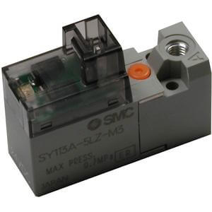 SY100, 3 Port Direct Operated Valve, Rubber Seal | SY113A-5LOU-M3-Q
