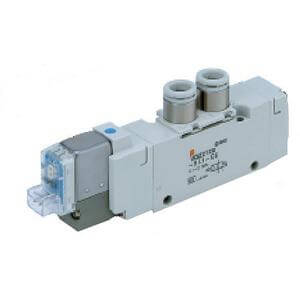 VQZ**2*, 1000/2000/3000 Series, 5 Port Solenoid Valve, Body Ported | VQZ3120-5YO1-C8F-Q
