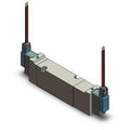 VQZ**5*, 1000/2000/3000 Series, 5 Port Solenoid Valve, Base Mounted | VQZ1150K-5MO1-Q