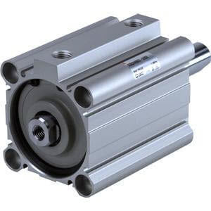 C(D)Q2W, Compact Cylinder, Double Acting Double Rod w/Auto Switch Mounting Groove – CQ2WB100TF-20DZ