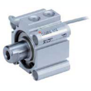 C(D)Q2, Compact Cylinder, Single Acting, Single Rod w/Auto Switch Mounting Groove – CDQ2B50TF-10TZ