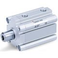 C(D)Q2K, Compact Cylinder, Double Acting, Single Rod, Non-rotating w/Auto Switch Mounting Groove – CQ2KB32TF-15DZ
