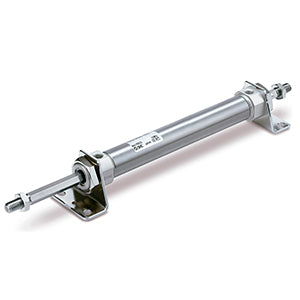 C(D)M2KW-Z1, Round Air Cylinder, Non-rotating, Double Acting, Double Rod – CM2KWB25-25AZ1