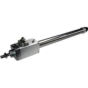 C(D)LM2, Air Cylinder, Double Acting, Single Rod, Fine Lock – CDLM2B20-100-D