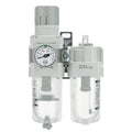 AC10A-40A-A (FRL), Modular Type, Filter Regulator + Lubricator | AC10A-M5C-A