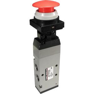 EVFM200, 5 Port Mechanical Valve, Metal Seal, European | EVFM250-F02-08