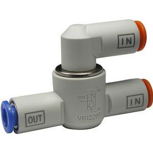 VR12*0F, Shuttle Valve with One-touch Fitting Series | VR1210F-06