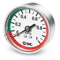 G#-L, Pressure Gauge with Colour Zone Limit Indicator | G46-10-01-L