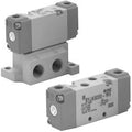 SYJA300/500/700, 3 Port Air Operated Valve / Base Mounted | SYJA524-01F