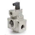 VP3145/3165/3185, Large Size 3-Port Solenoid Valve | VP3145-045DA1-F-Q