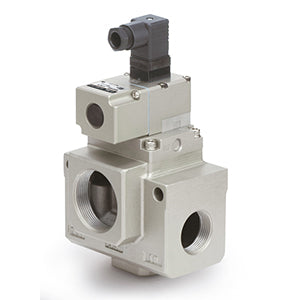 VP3145/3165/3185, Large Size 3-Port Solenoid Valve | VP3145-045DA1-F-Q
