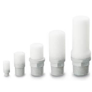 AN05 to 40, Silencer, Compact Resin Type, Male Thread | AN15-02