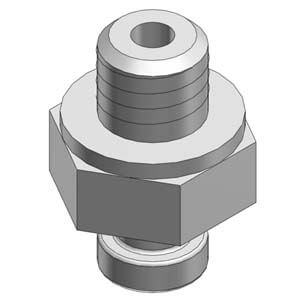ZP2A-M01/02*, Accessory for Vacuum Pad ZP2-B**MU/MB - Male Thread – ZP2A-M02P