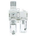 AC20A-D to AC60A-D Filter Regulator + Lubricator | AC30A-F03E-D