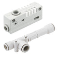 ZH-A, Vacuum Ejector, Box Style/Body Ported Style, Metric – ZH15DLA-08-10-10