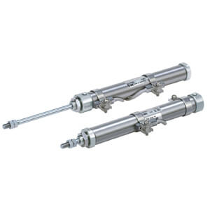 C(D)J2-Z, Air Cylinder, Single Acting, Spring Return/Extend – CDJ2B6-60TZ-B