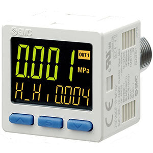 ZSE20C(F), High-Precision, Digital Pressure Switch for General Fluids – ZSE20CF-L-F02-W