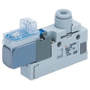 VQZ115, 100 Series, 3 Port Solenoid Valve, Body Ported | VQZ115-5LOB1-C6-PR-Q
